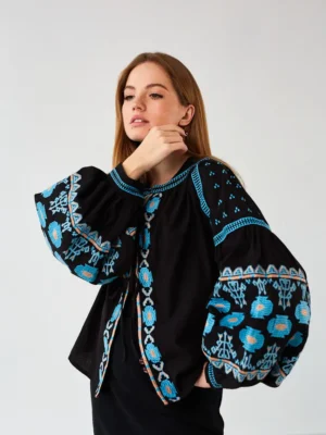 Kyiv Hand-Embroidered Blouse